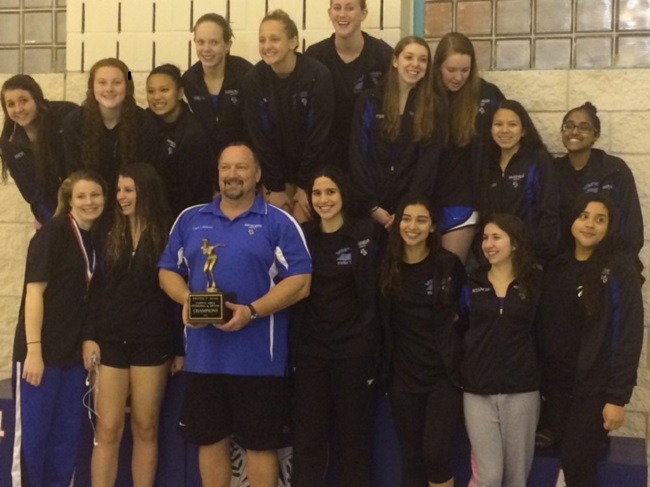 Girls+Swim+Team+Successfully+Defends+District+Title